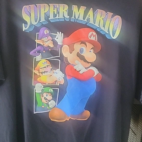 Mens Super MarionT-Shirt size XL - Picture 2 of 3